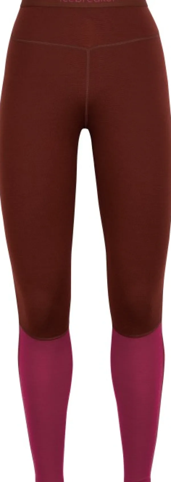 Icebreaker ZoneKnit 260 Leggings naisten kerrastohousut, punaruskea/punainen| Outlet - Housut Ja Shortsit