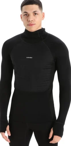 Icebreaker Hupparit, Fleecet Ja Välipaidat^ZoneKnit Insulated LS Hoodie hupullinen kerrastopaita, musta
