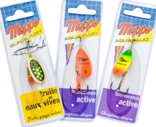 Mepps IFISH Aglia stl 3, 3 kappaleen pakkaus| Vieheet Ja Uistimet