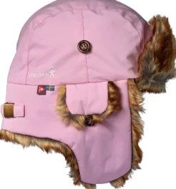 Isbjörn Lasten Asusteet^Squirrel juniorikoon talvilakki, vaaleanpunainen