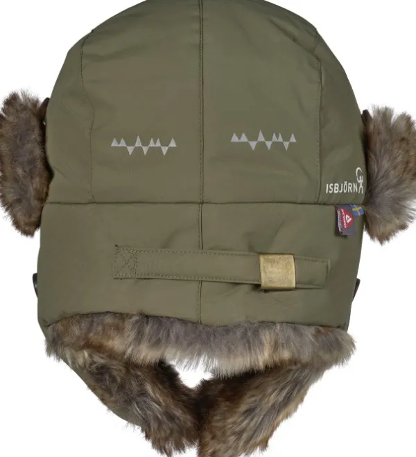 Isbjörn Lasten Asusteet^Squirrel Winter Cap lasten talvilakki, maastonvihreä