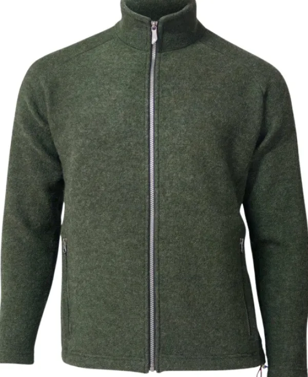 Ivanhoe of Sweden Pitkähihaiset Paidat^Ivanhoe Danny Full Zip paita, Loden Green