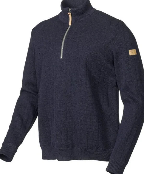 Ivanhoe of Sweden Ivanhoe M'S Hugo Half Zip Wb Navy| Hupparit, Fleecet Ja Välipaidat
