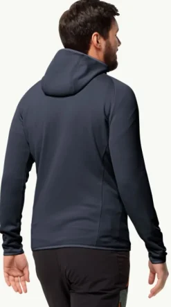 Jack Wolfskin Hupparit, Fleecet Ja Välipaidat^Baiselberg Hooded FZ fleecetakki, Night Blue Heather