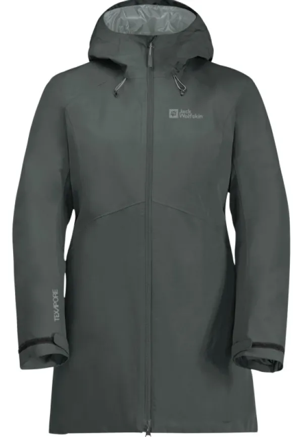 Jack Wolfskin Kuori- Ja Sadetakit^Heidelstein Insulated Jacket naisten takki, Slate Green