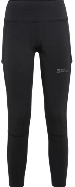 Jack Wolfskin Kammweg Tights naisten housut, Black| Toppahousut