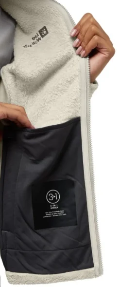 Jack Wolfskin Rotwand FZ naisten fleecetakki, Seal| Hupparit, Fleecet Ja Välipaidat