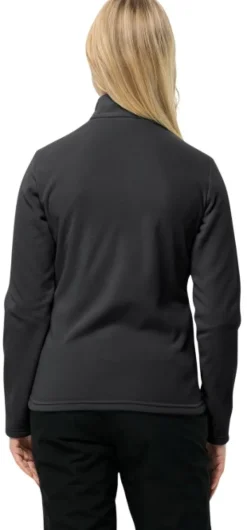Jack Wolfskin Taunus FZ naisten fleecetakki, Black| Hupparit, Fleecet Ja Välipaidat