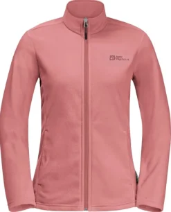 Jack Wolfskin Taunus FZ naisten fleecetakki, Red Powder| Hupparit, Fleecet Ja Välipaidat