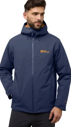 Jack Wolfskin Toppatakit^Wisper Insulated Jacket takki, Night Blue Heather