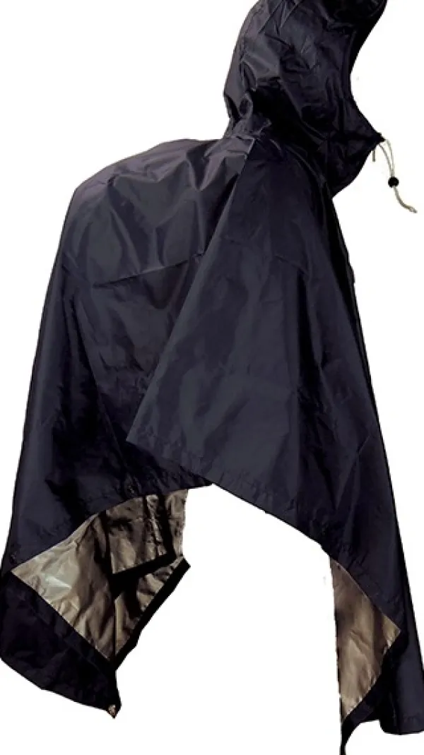 JR Gear Poncho Lite Black| Sadevaatteet
