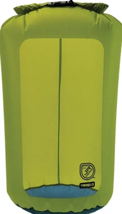 JR Gear Kuiva- Ja Pakkauspussit^Ultra Light Window DryBag Cordura 5L Keltainen