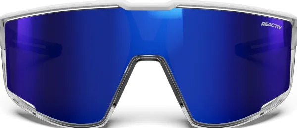 Julbo Aurinkolasit^Fury White / Translucent Gray Reactiv 1-3 High Contrast Multilayer Blue