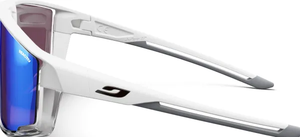 Julbo Aurinkolasit^Fury White / Translucent Gray Reactiv 1-3 High Contrast Multilayer Blue