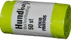 Lupus Koirankakkapussit^Kakkapussi Lime/keltainen Solmittava 50 kpl