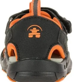 Kamik Crab Kids lasten sandaalit, musta/oranssi/harmaa| Lasten Kengät