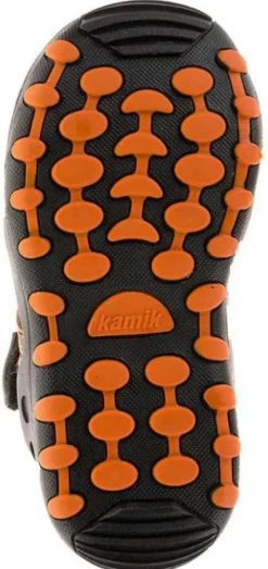 Kamik Crab Kids lasten sandaalit, musta/oranssi/harmaa| Lasten Kengät