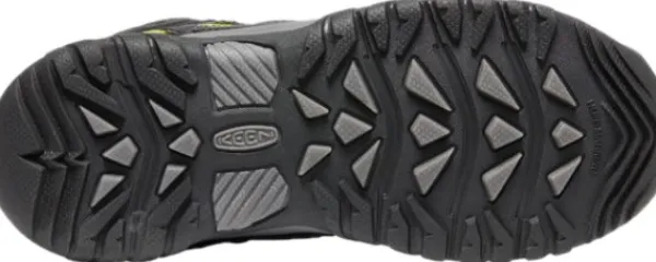 Keen Footwear Lasten Kengät^Keen Junior Targhee Mid Waterproof lasten välikausikenkä, Black/Steel Grey