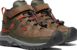 Keen Footwear Keen Kids Targhee Mid Waterproof lasten retkeilykenkä, Dark Earth/Forest Night| Lasten Kengät