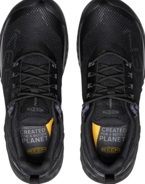 Keen Footwear Ulkoilukengät^Keen Nxis Evo Mid WP naisten vaelluskenkä, musta/vaaleansininen