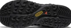 Keen Footwear Ulkoilukengät^Keen Nxis Evo Mid WP naisten vaelluskenkä, musta/vaaleansininen