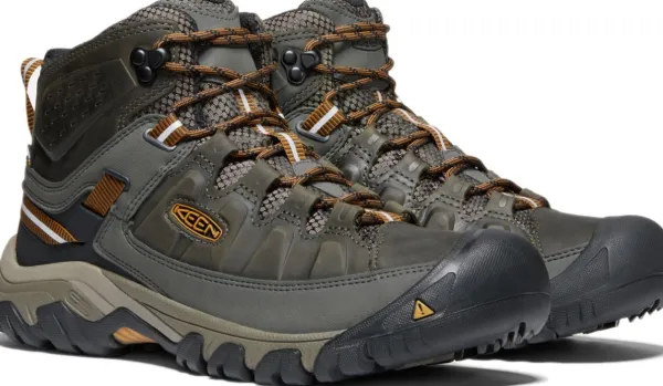 Keen Footwear Keen Targhee III Mid Waterproof -vaelluskengät, musta/ruskea| Ulkoilukengät