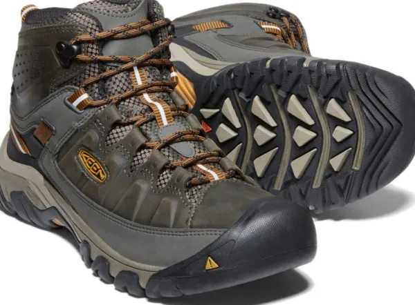 Keen Footwear Keen Targhee III Mid Waterproof -vaelluskengät, musta/ruskea| Ulkoilukengät
