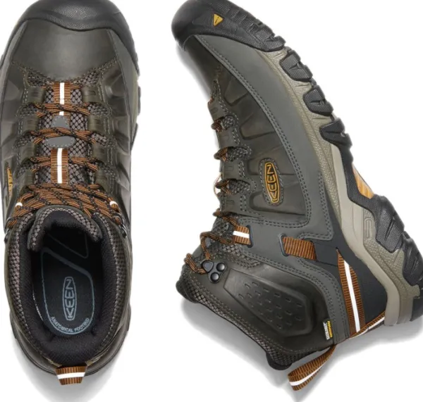 Keen Footwear Keen Targhee III Mid Waterproof -vaelluskengät, musta/ruskea| Ulkoilukengät
