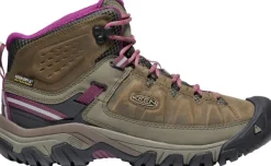 Keen Footwear Ulkoilukengät^Keen Targhee III Mid WP -naisten vaelluskengät, ruskea/pinkki