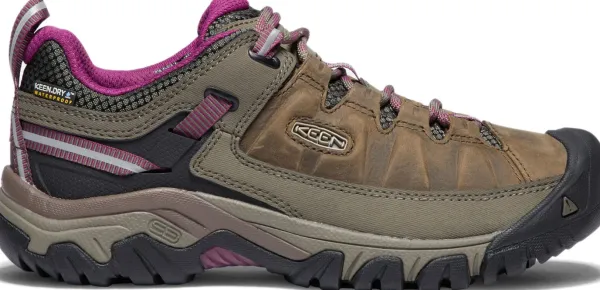 Keen Footwear Ulkoilukengät^Keen Targhee III WP -naisten vaelluskengät, ruskea/pinkki