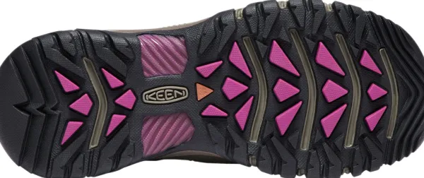 Keen Footwear Ulkoilukengät^Keen Targhee III WP -naisten vaelluskengät, ruskea/pinkki