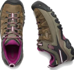 Keen Footwear Ulkoilukengät^Keen Targhee III WP -naisten vaelluskengät, ruskea/pinkki