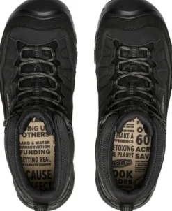 Keen Footwear Vaellus- Ja Trekkingkengät^Keen Targhee IV Mid WP kengät, Triple Black
