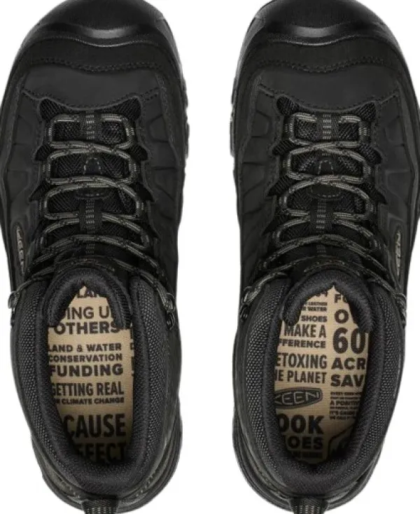 Keen Footwear Vaellus- Ja Trekkingkengät^Keen Targhee IV Mid WP kengät, Triple Black