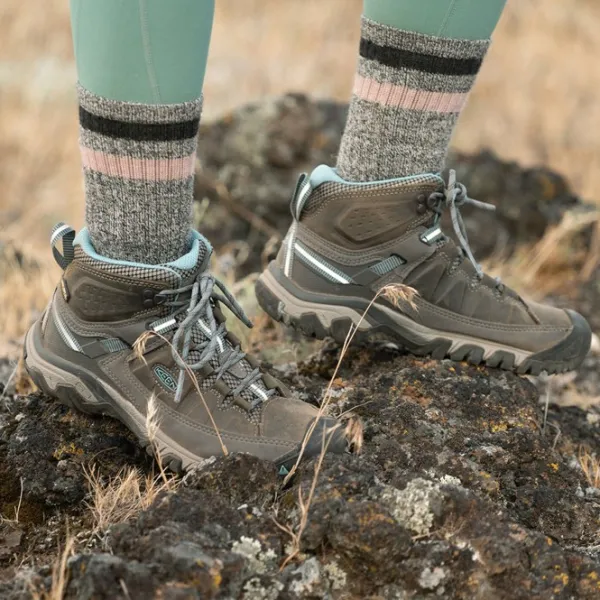 Keen Footwear Keen W's Targhee III Mid WP Magnet/Atlantic Blue| Ulkoilukengät