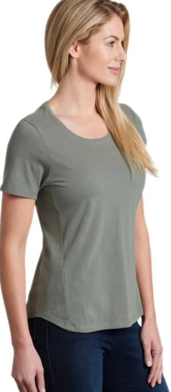 Kühl Bravada SS naisten t-paita, vihreä| T-paidat Ja Pikeepaidat