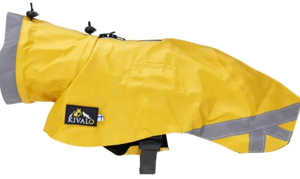 Kivalo Niva Dog Raincoat koiran sadetakki, 50 cm, keltainen| Sadetakit