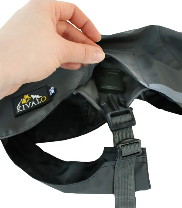 Kivalo Sadetakit^Niva Dog Raincoat koiran sadetakki, 50cm, harmaa