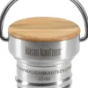 Klean Kanteen Juomapullojen Tarvikkeet^Bamboo Loop Cap juomapullon korkki, teräs (Classic-malleihin)