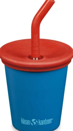 Klean Kanteen Juomapullot^Kid Cup muki, 296ml (Kid Straw Lid), Mykonos Blue