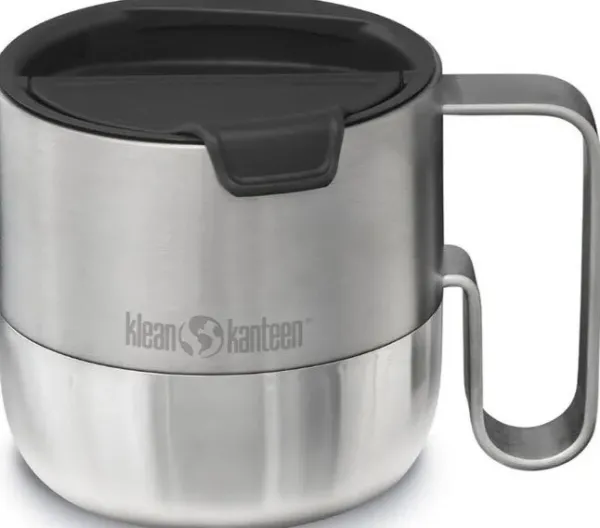 Klean Kanteen Rise Mug 414ml (w/Flip Lid) Brushed Stainless| Termosmukit