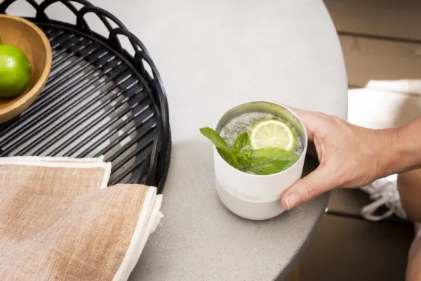 Klean Kanteen Termosmukit^Rise Lowball muki, 296ml (Flip Lid), Tofu