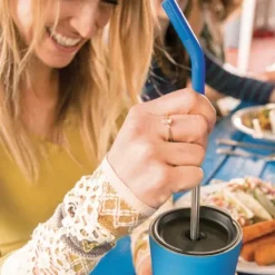 Klean Kanteen Straw Lid juomakansi pillinreiällä, musta| Juomapullojen Tarvikkeet