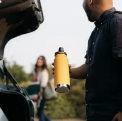 Klean Kanteen TKWide 946ml with Wide Chug Cap Brushed Stainless| Eristetyt Juomapullot