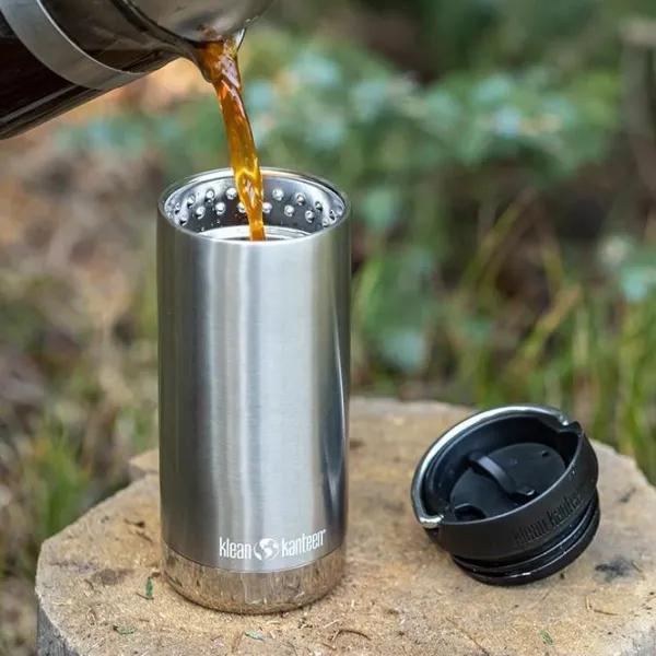 Klean Kanteen Termosmukit^TKWide 355ml with Wide Café Cap Brushed Stainless