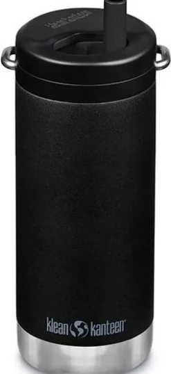 Klean Kanteen TKWide 355ml with Wide Twist Cap Black| Eristetyt Juomapullot