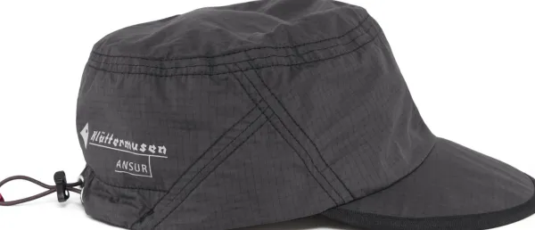 Klättermusen Ansur Cap Raven lippalakki, musta| Päähineet, huivit ja kaulurit/Lippikset