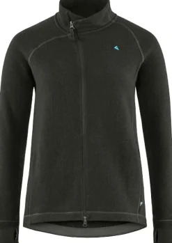 Klättermusen Balder Zip naisten välikerrospaita, harmaa| Hupparit, Fleecet Ja Välipaidat