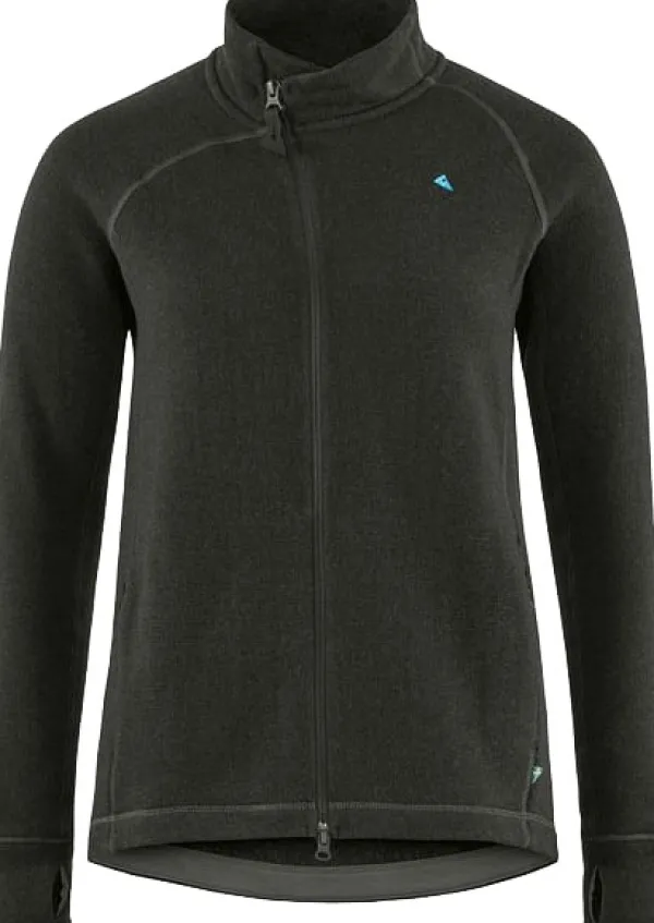 Klättermusen Balder Zip naisten välikerrospaita, harmaa| Hupparit, Fleecet Ja Välipaidat