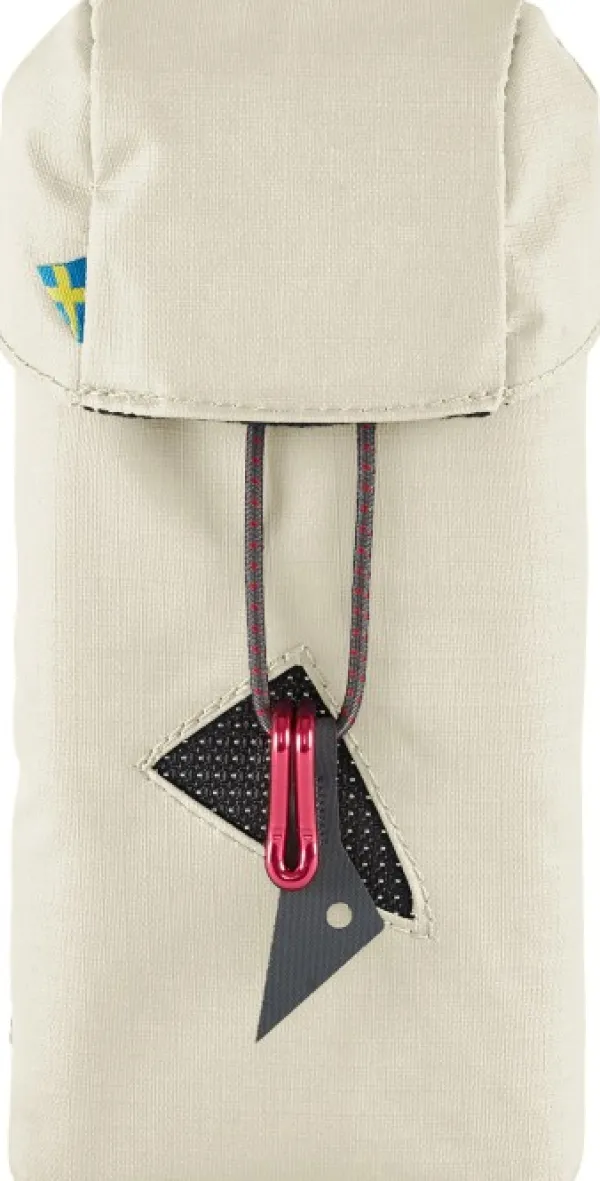 Klättermusen Communicator Pocket 2.0 kännykänpidike, harmaavalkoinen| Reppujen Ja Laukkujen Tarvikkeet